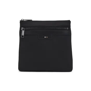 HUGO BOSS Polyester Envelope Bag Shoulder Bag Crossbody Bag Men's Black