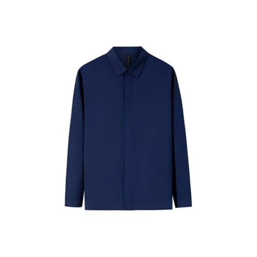Anta Champion All Weather Series Shirt Men's Star Flow Blue