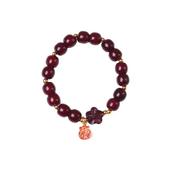XIAOFENGCHAI White Jade Bodhi Bracelets Women's