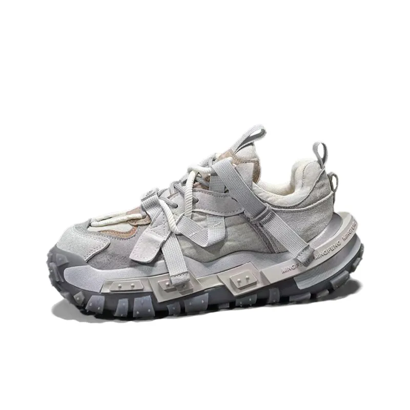 Legaco Chicken Cushioning Anti-Slip And Wear-Resistant Height Increasing Low-Top Chunky Sneakers Men's-2