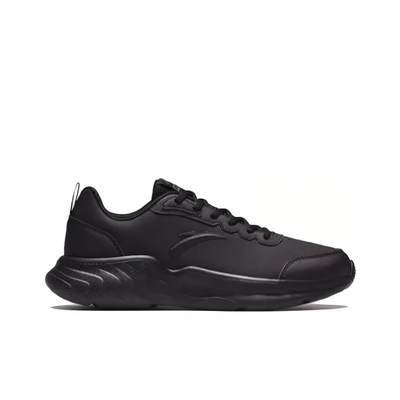 Anta Lingyun Durable Breathable Low-Top Running Shoes Men's Black-1