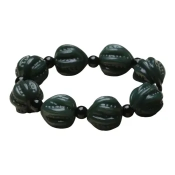 Gifts Hetian Jade Bracelets Green Jade Unisex