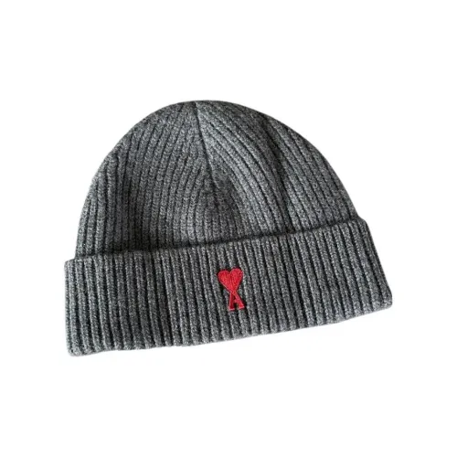 AMIPARIS Wool Beanies Men's Gray
