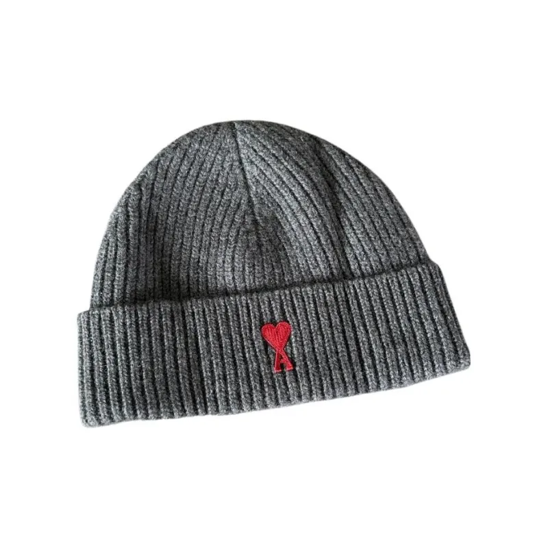 AMIPARIS Wool Beanies Men's Gray-0