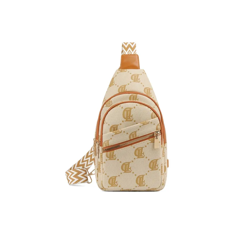 Yalu PU One Shoulder Crossbody Bag, Sling Bag Tubas Women's Khaki/Blue/Coffee-4