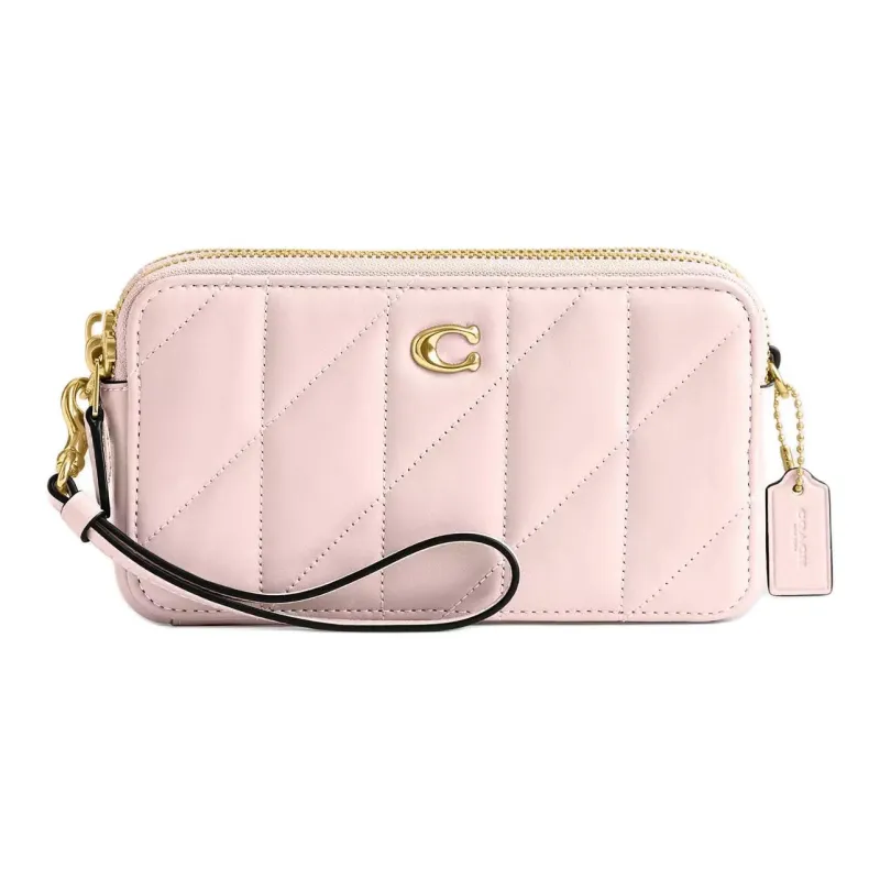 COACH Kira Nappa Leather Shoulder Bag Crossbody Bag Small Size Women's Blush Pink-0