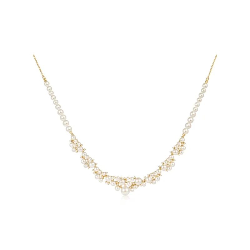 Amber Lollipop Shell Pearl Necklaces Women's-0