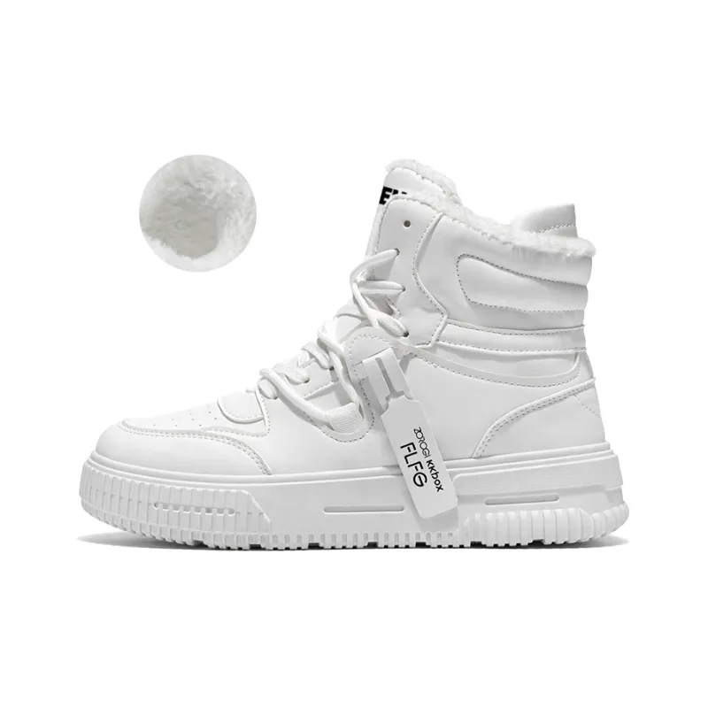 JKEM Cushioned Abrasion-Resistant Slip-Resistant High-Top Skateboard Shoes Unisex-5