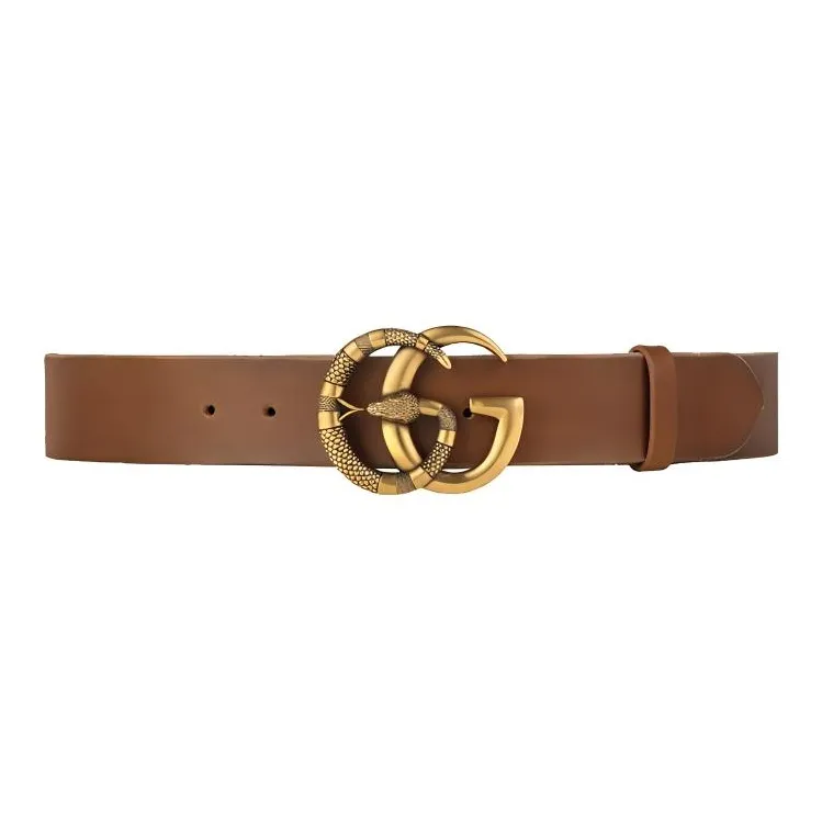 GUCCI Belt Double G Buckle With Snake-0