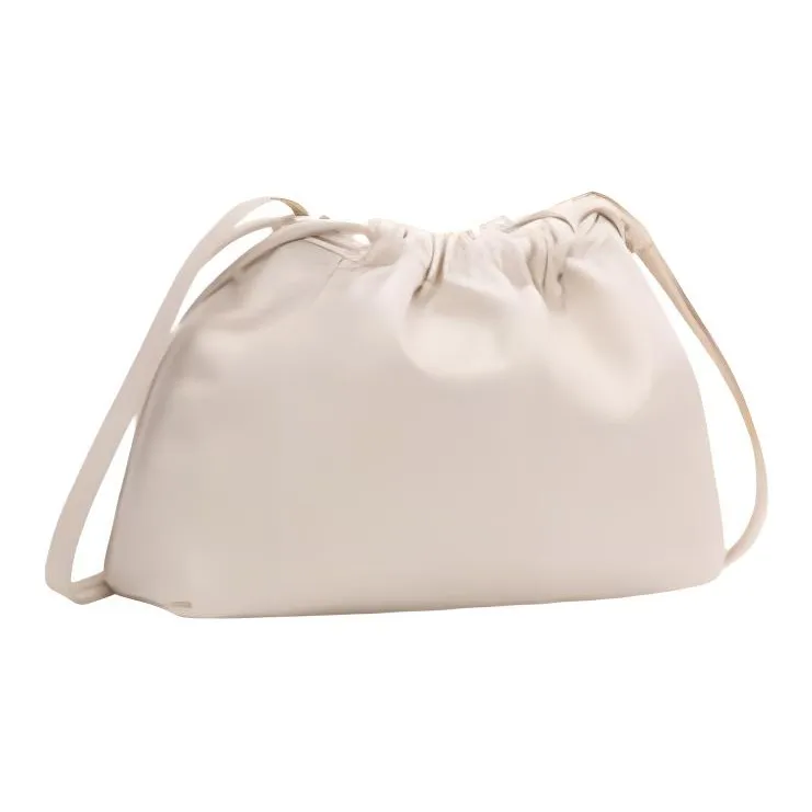 CALVIN KLEIN Synthetic Leather Shoulder Bag, Crossbody Bag Women's Gray Beige-4