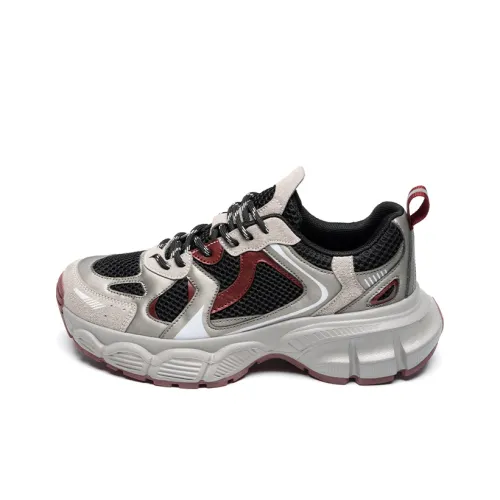ZHR Height Increasing Shoes Wear resistant And Lightweight Low Top Chunky Sneakers Women's