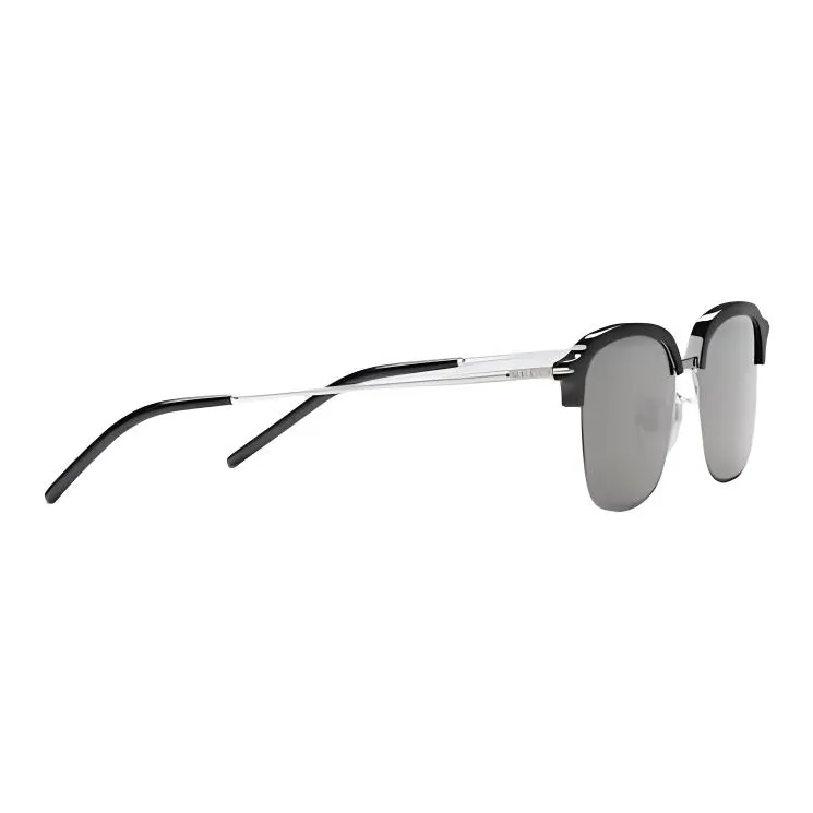 GUCCI Acetate Metal Square Sunglasses Unisex Black-2