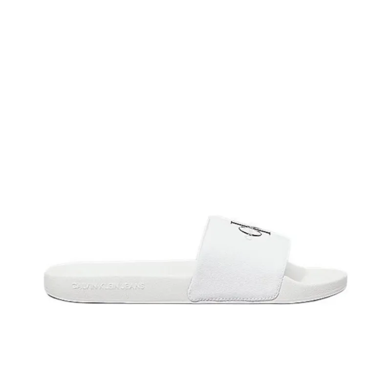 CALVIN KLEIN Slide Slippers Women's White-1
