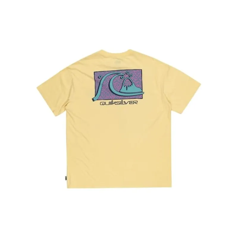 Quiksilver T Shirt Men's Yellow-1