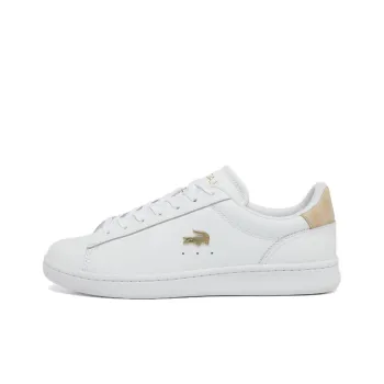LACOSTE Carnaby Set Low Top Skateboard Shoes Women's White Brown