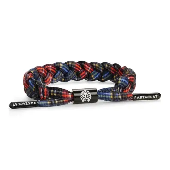 Rastaclat Polyester Small Lion Woven Bracelet Unisex