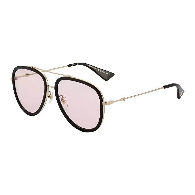 GUCCI Aviator Style Metal Sunglasses-0
