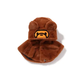 A BATHING APE Polyester Hoods & Plush Hats Kids' Coffee
