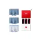 Box 3 Pack (Blue Pink+Blue Pink+Gray Blue)