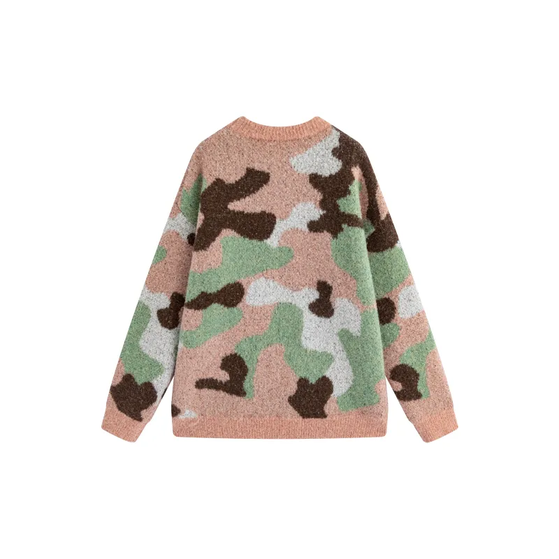 Madgood Sweater Unisex Pink Card Camouflage-1