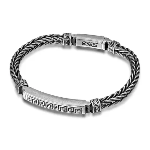 CUTE DAME S925 Silver Bracelet Unisex Silver-0