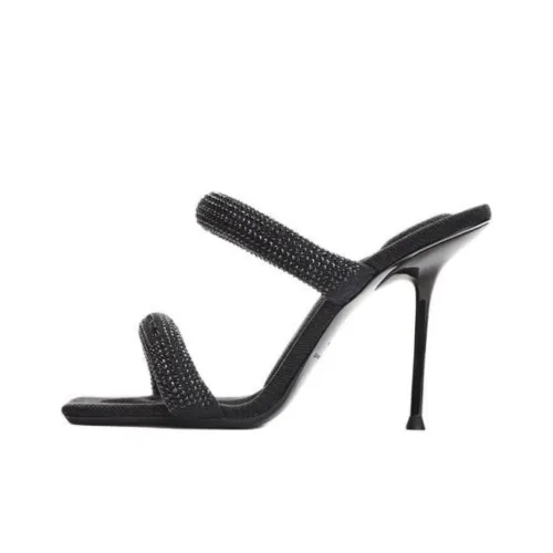 Alexander Wang Julie Slide Slippers 10.5cm Women's Black