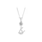Plain Chain+Pendant+Crystal+Letter S