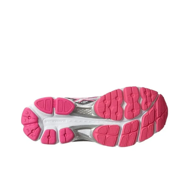 Asics Gel Cumulus 15 Anti Slip Wear Resistant Low Top Running Shoes Women's Black Pink-4