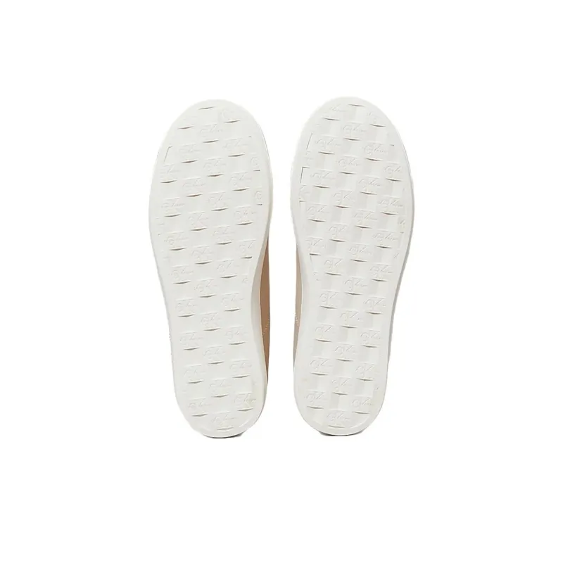 CALVIN KLEIN Low-Top Skateboard Shoes Women's Eggshell Color-5