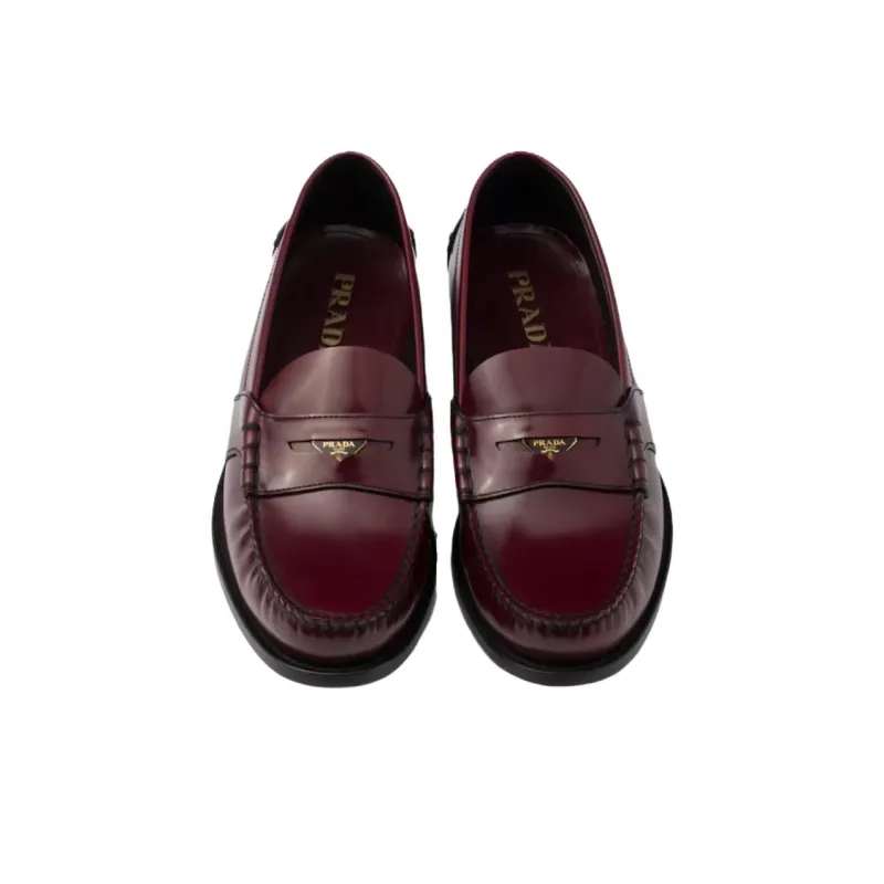 PRADA Loafers Men Red-3