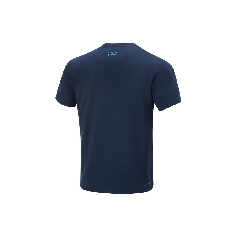 LiNing Table Tennis Series T Shirt Men's Guangdong Blue-1