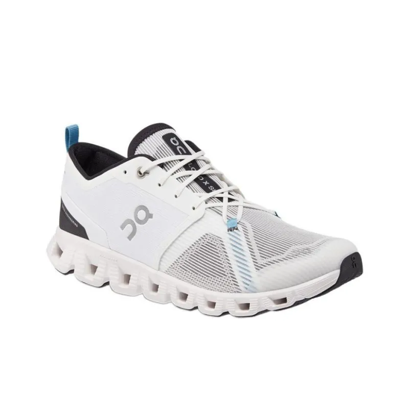 On Cloud X 3 Running Shoes Men Low Top White, Black-2