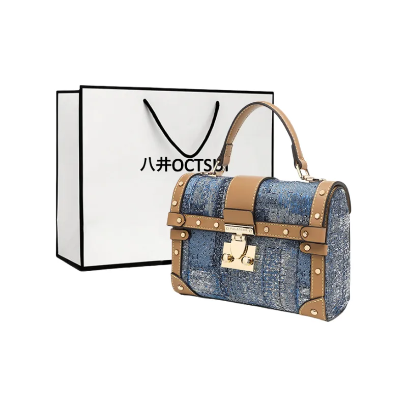 OCTSUI Cow Leather Shoulder Bag Crossbody Bag Women's Blue/Khaki/Coffee/Ecru-0