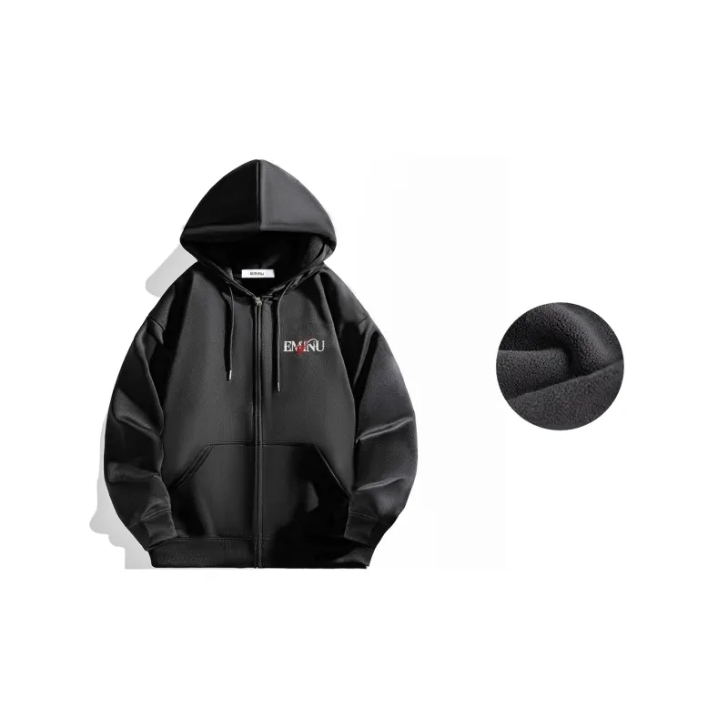 EMINU Cardigan Sweatshirt Coat Unisex-23