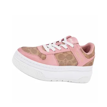 COACH Low Top Skateboard Shoes Women's Pink