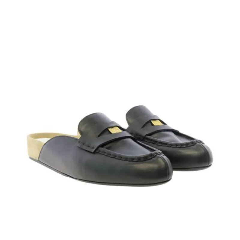 INES DE LA FRESSANGE Closed Toe Slippers Women's Black-2