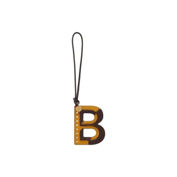 Mulberry Calfskin Charm Bag Accessory Women's Yellow And Brown