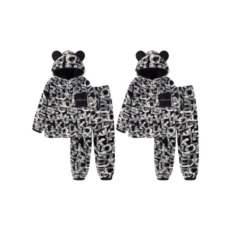 Lan Miao Pajama Set Unisex Black-6