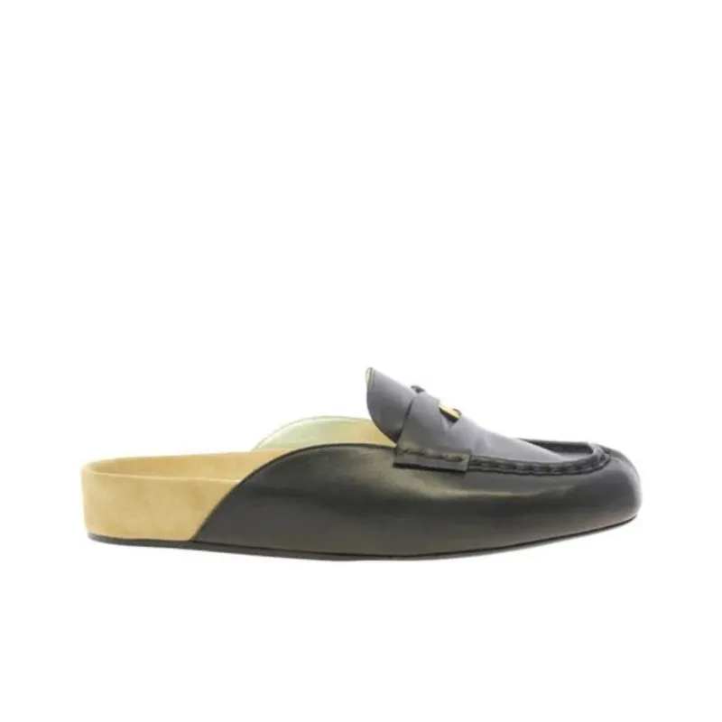 INES DE LA FRESSANGE Closed Toe Slippers Women's Black-1