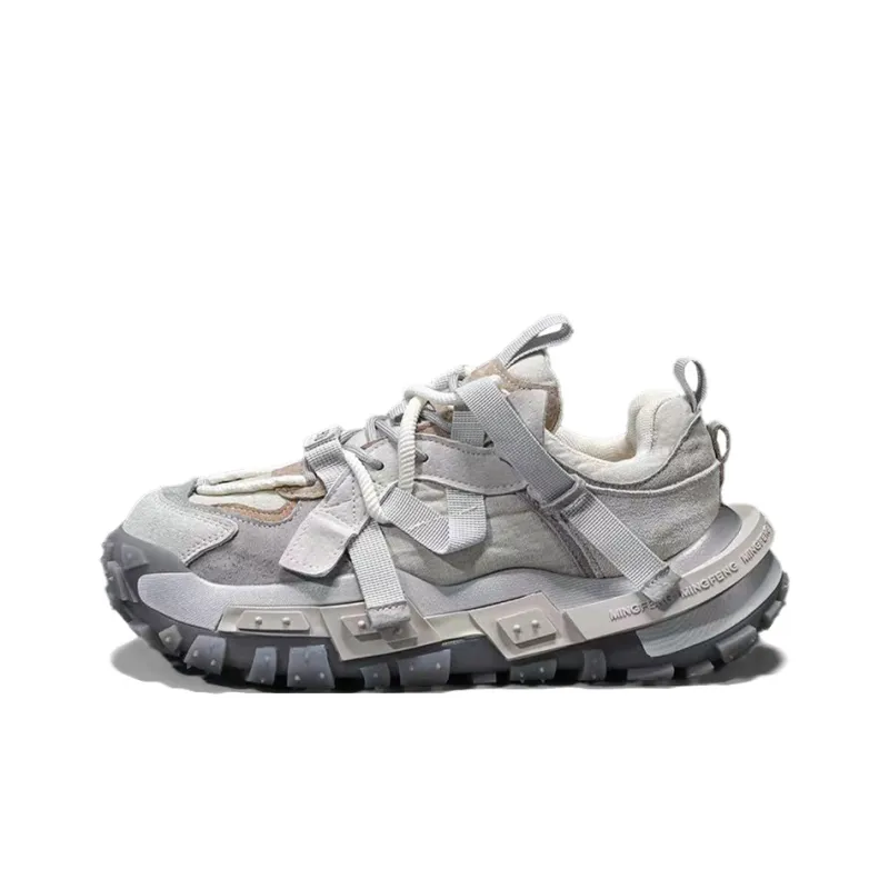 Legaco Chicken Cushioning Anti-Slip And Wear-Resistant Height Increasing Low-Top Chunky Sneakers Men's-1