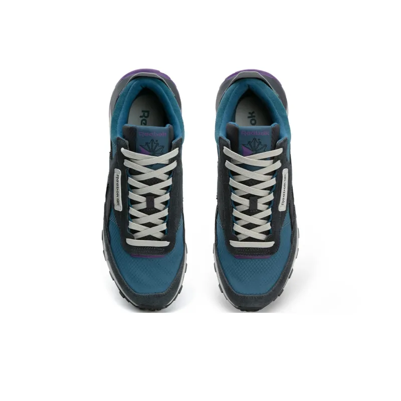 Reebok CL LEGACY W+ Anti Slip And Wear Resistant Height Increasing Low Top Running Shoes Unisex Black Blue-3