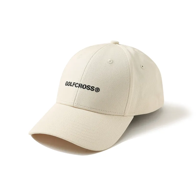 GOLFCROSS Cotton Baseball Caps Unisex Black-7