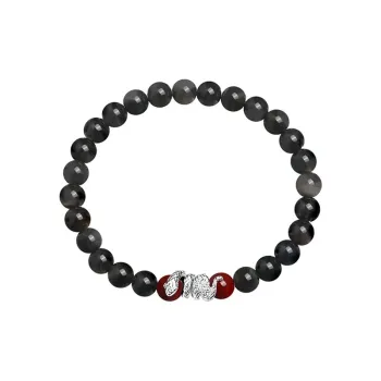 ZOKS Obsidian Jade Bracelets Women's