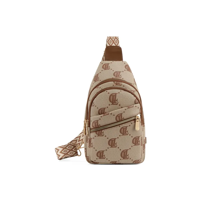 Yalu PU One Shoulder Crossbody Bag, Sling Bag Tubas Women's Khaki/Blue/Coffee-18