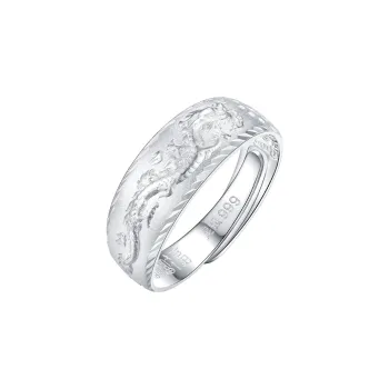Golden Kite S999 Fine Silver Rings Men's