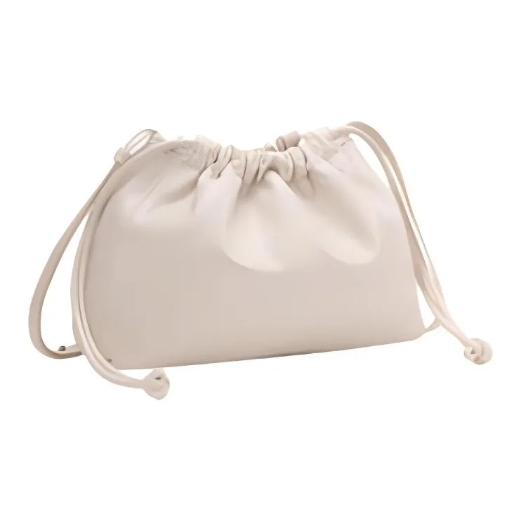 CALVIN KLEIN Synthetic Leather Shoulder Bag, Crossbody Bag Women's Gray Beige-3