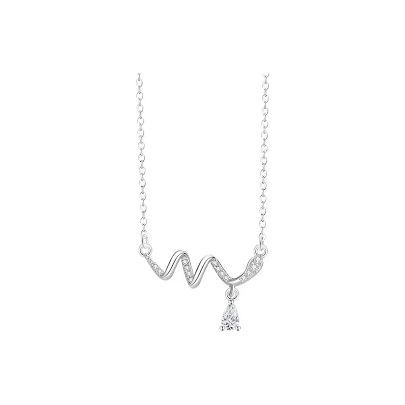 J&KINGLAY S925 Silver Necklaces Women's-0