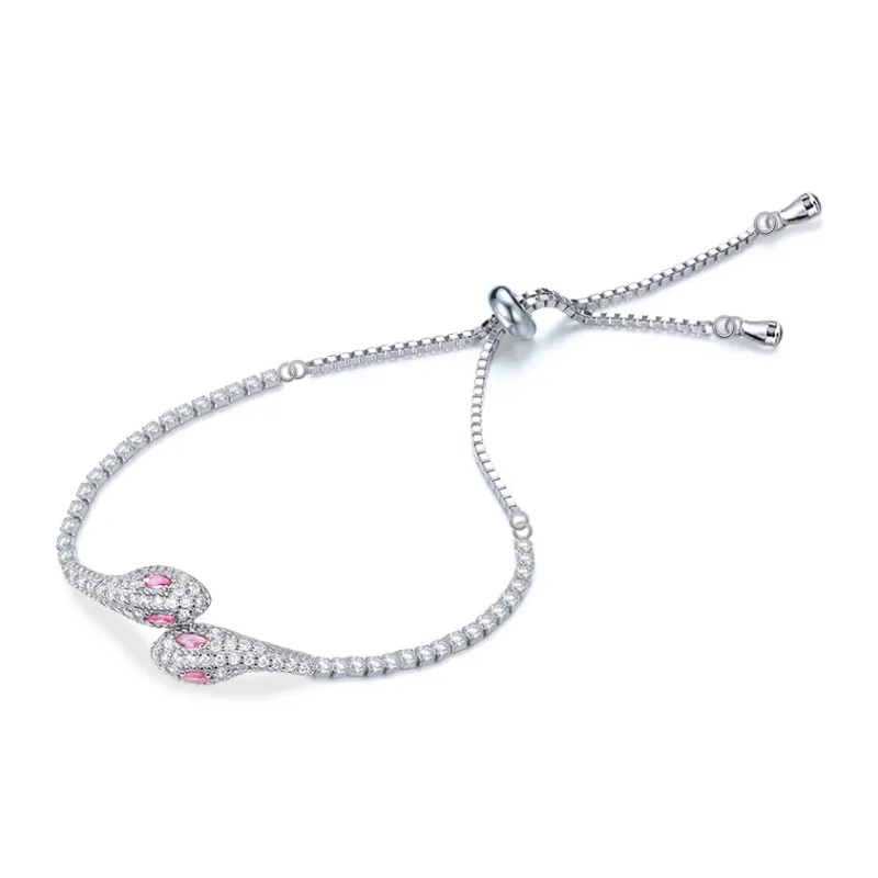 CENTURY&KINDLE 925 Sterling Silver Bracelets Women's-0