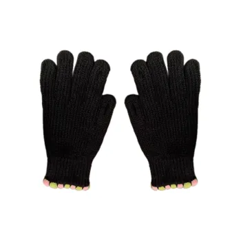 JKEM Polyester Knit Gloves Women's