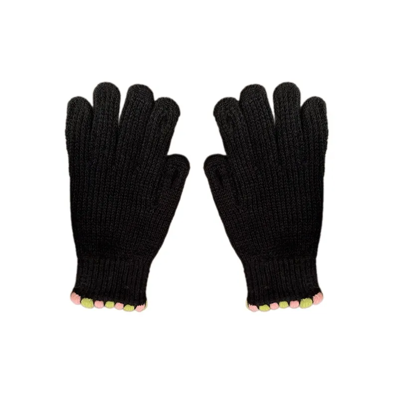 JKEM Polyester Knit Gloves Women's-0